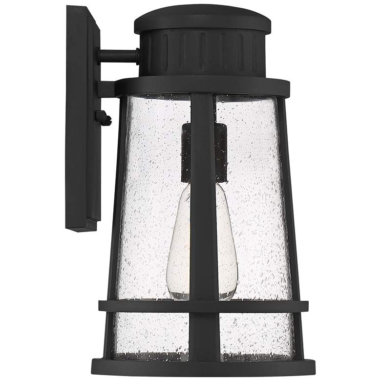 Image 4 Quoizel Dunham 13 inch High Earth Black Outdoor Wall Light more views