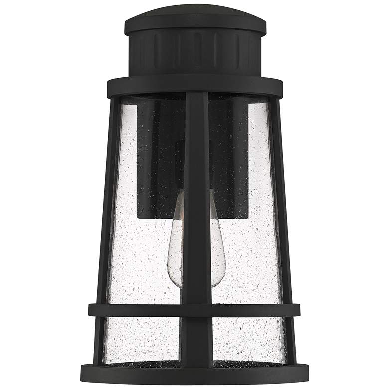 Image 3 Quoizel Dunham 16 1/4 inch High Earth Black Outdoor Wall Light more views