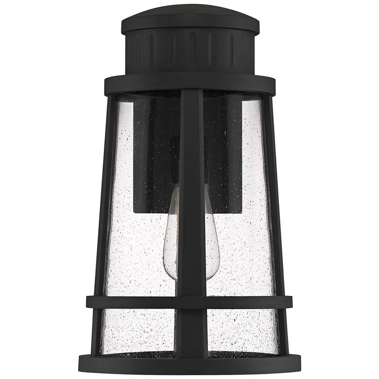 Image 3 Quoizel Dunham 16 1/4" High Earth Black Outdoor Wall Light more views