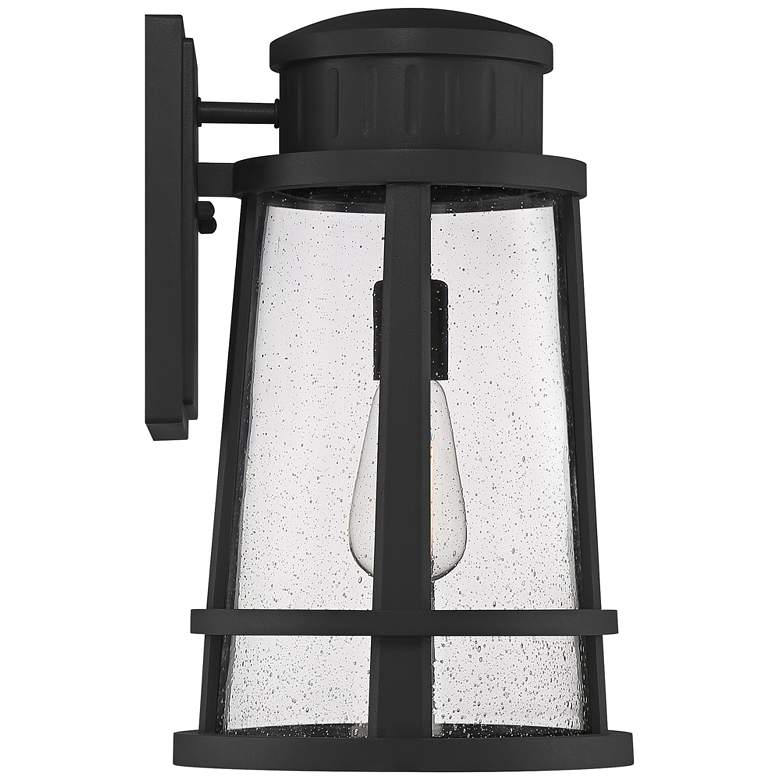 Image 4 Quoizel Dunham 16 1/4 inch High Earth Black Outdoor Wall Light more views