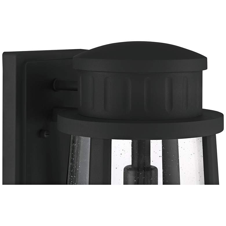 Image 5 Quoizel Dunham 16 1/4 inch High Earth Black Outdoor Wall Light more views
