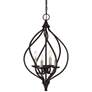 Quoizel Dupont 16.3" Wide 4-Light Traditional Old Bronze Pendant in scene