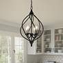Thumbnail2 of Quoizel Dupont 16.3" Wide 4-Light Traditional Old Bronze Pendant