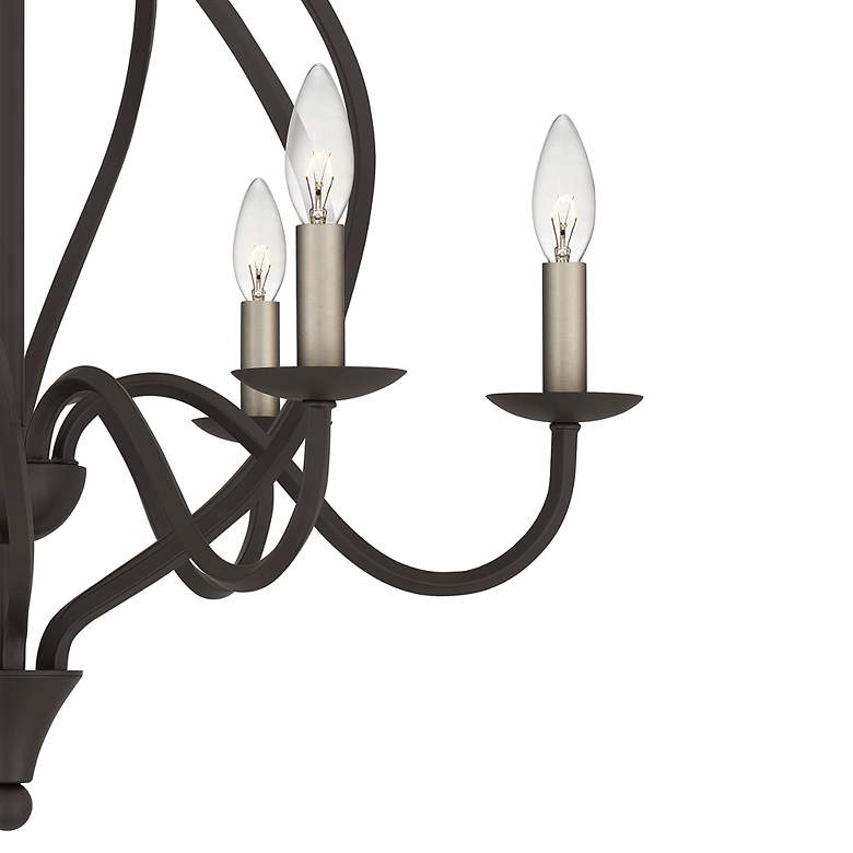 Image 5 Quoizel Dupont 25" Wide 6-Light Traditional Old Bronze Chandelier more views