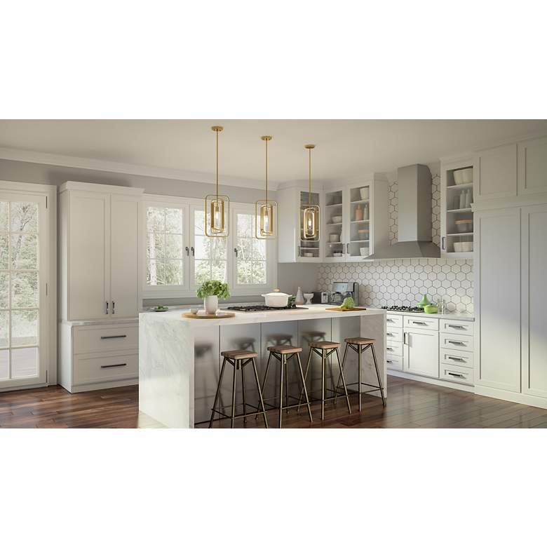 Image 4 Quoizel Dupree 10" Wide Brushed Brass Mini Pendant more views