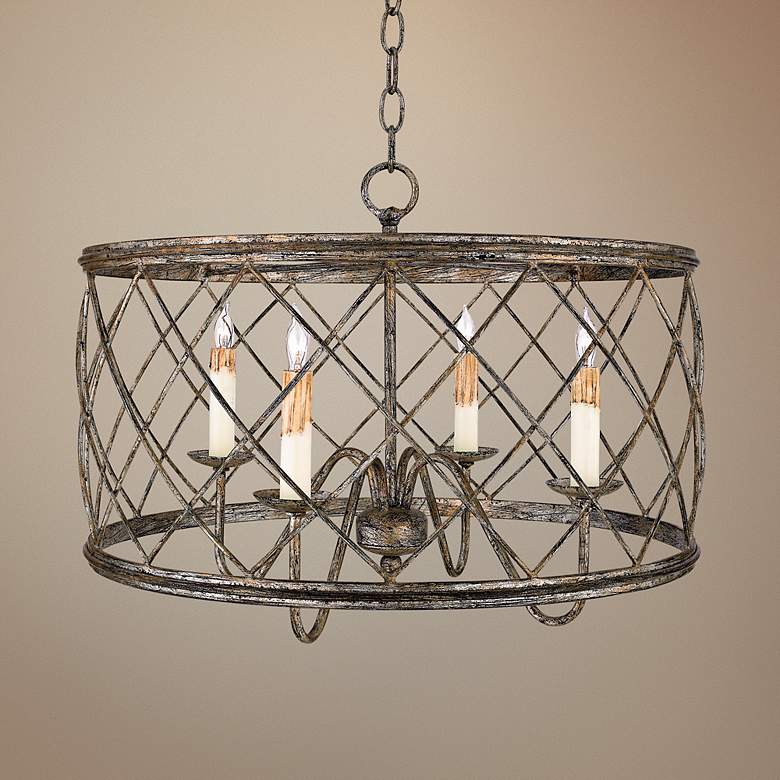 Image 1 Quoizel Dury Century Silver Mini Pendant Light