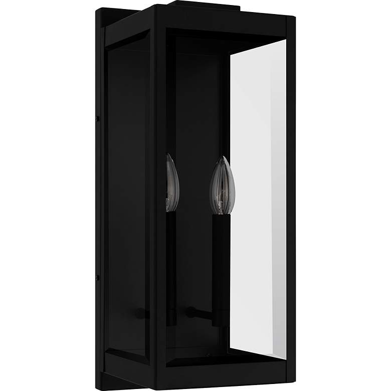 Image 2 Quoizel Eastover 19"H Earth Black 2-Light Outdoor Wall Light more views