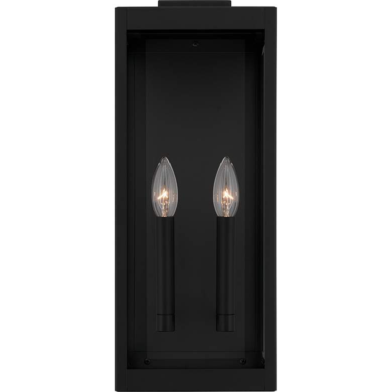 Image 3 Quoizel Eastover 19"H Earth Black 2-Light Outdoor Wall Light more views