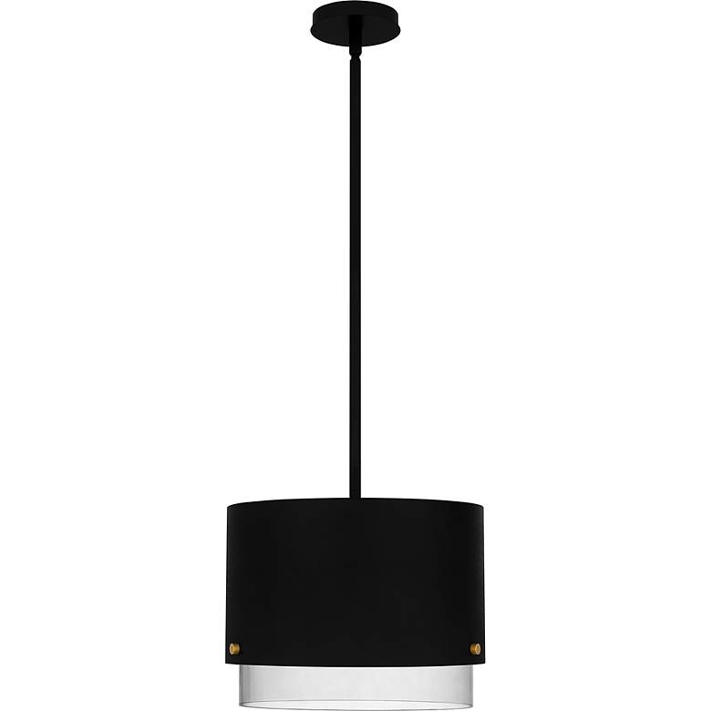 Image 3 Quoizel Elio 14 1/2" Wide Matte Black Pendant Light more views