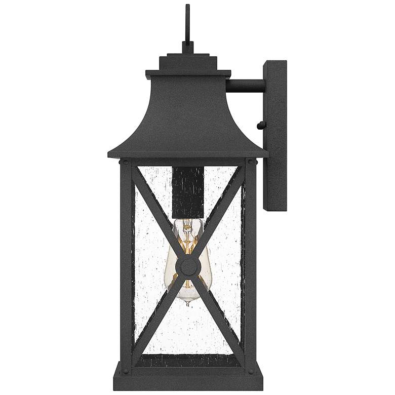 Image 6 Quoizel Ellerbee 18" High Mottled Black Outdoor Wall Light more views