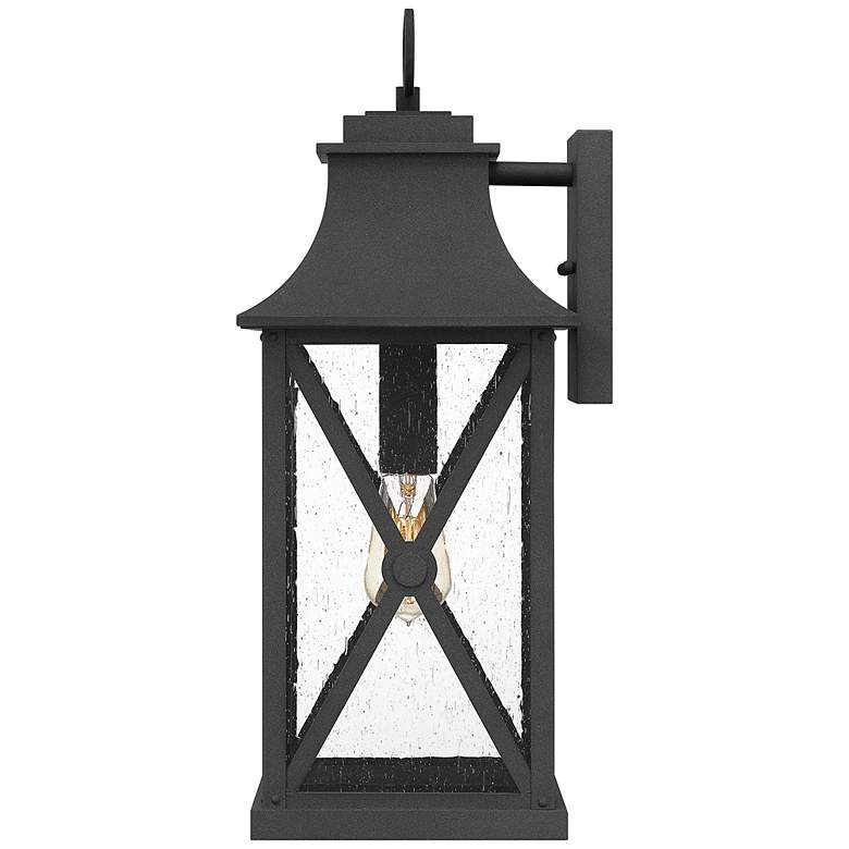 Image 5 Quoizel Ellerbee 21 1/4" High Mottled Black Outdoor Wall Light more views