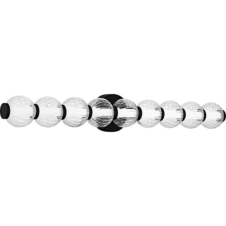 Image 3 Quoizel Elway 32" Wide Matte Black LED Bath Light more views