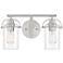Quoizel Emerson 8 3/4"H Brushed Nickel 2-Light Wall Sconce