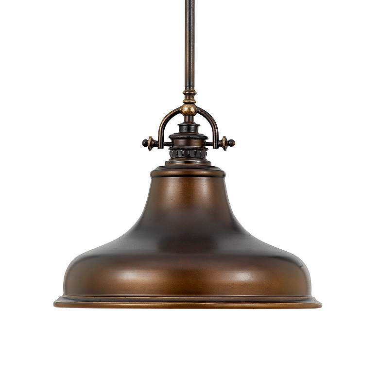Image 2 Quoizel Emery 13 1/2" Wide Barn Light Bronze Pendant Chandelier