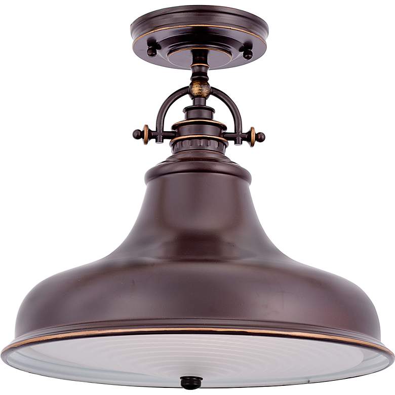 Image 7 Quoizel Emery 13 1/2" Wide Barn Light Bronze Pendant Chandelier more views