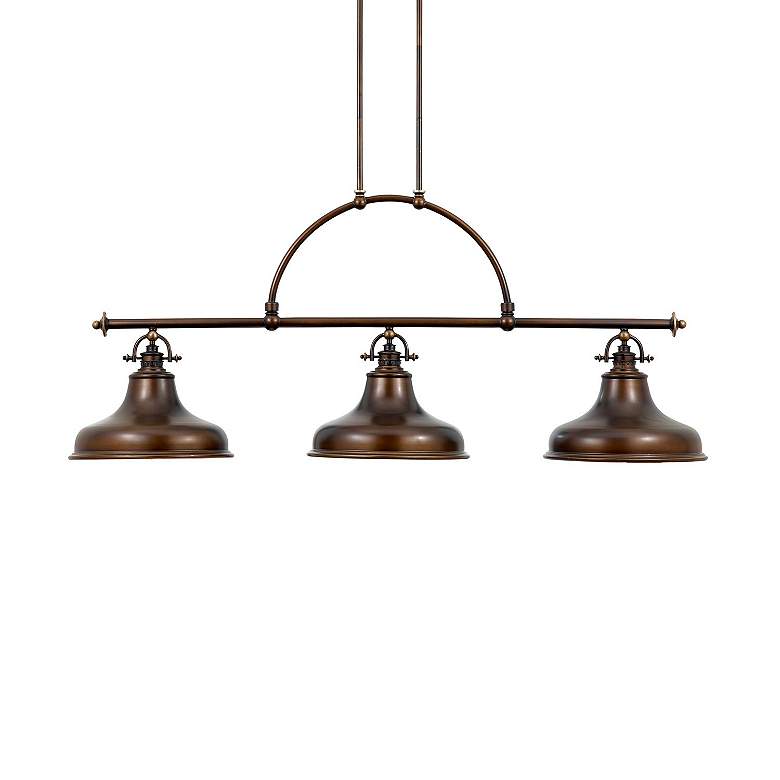Image 2 Quoizel Emery 53 1/2" Wide Bronze Kitchen Island Light Chandelier