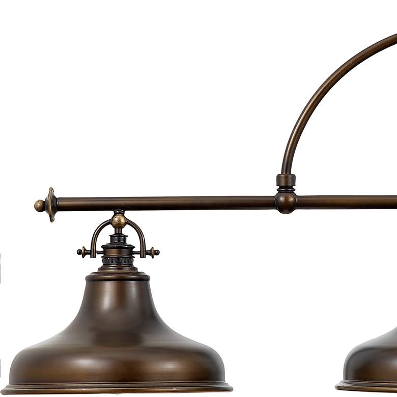 Image 7 Quoizel Emery 53 1/2" Wide Bronze Kitchen Island Light Chandelier more views