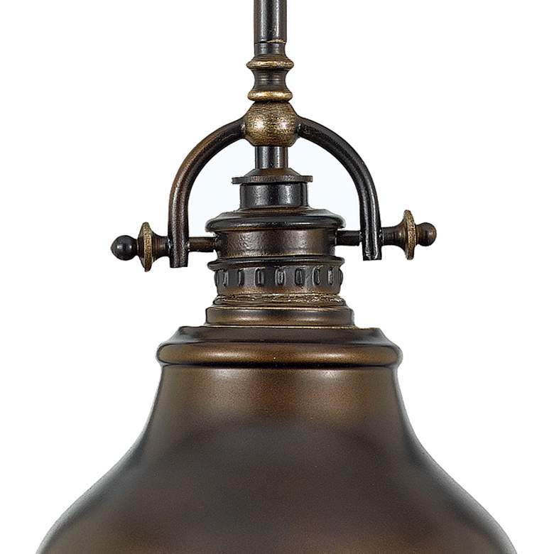 Image 4 Quoizel Emery 8" Wide Bronze Finish Rod Hung Mini Pendant Chandelier more views