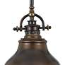 4_Quoizel Emery 8" Wide Bronze Finish Rod Hung Mini Pendant Chandelier more views