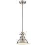 3_Quoizel Emery 8" Wide Brushed Nickel Bell Mini Pendant