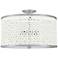 Quoizel Emmeline 19" Wide Brushed Nickel Drum Ceiling Light