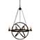 Quoizel Eons 32" Wide 9-Light Adjustable Bronze Chandelier
