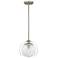 Quoizel Eslinger 10" Wide Brushed Nickel Mini Pendant