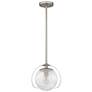 2_Quoizel Eslinger 10" Wide Brushed Nickel Mini Pendant more views