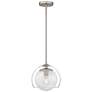 3_Quoizel Eslinger 10" Wide Brushed Nickel Mini Pendant more views