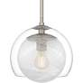 5_Quoizel Eslinger 10" Wide Brushed Nickel Mini Pendant more views