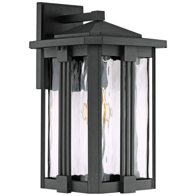Image 2 Quoizel Everglade 15 inch High Earth Black Outdoor Wall Light