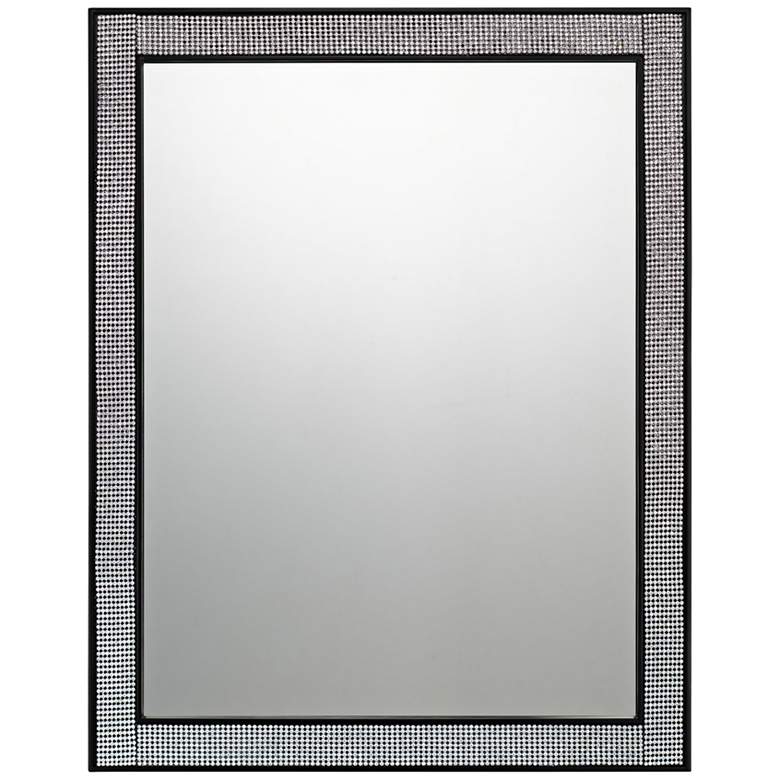Image 1 Quoizel Evoke Mystic Black 22 inch x 28 inch Wall Mirror