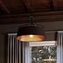 2_Quoizel Fairview 24" Wide Western Bronze Drum Pendant Light
