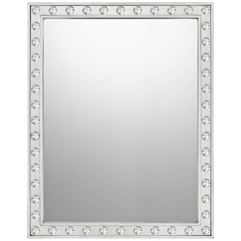 Image 1 Quoizel Fame Silver Leaf 22 inch x 28 inch Wall Mirror