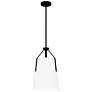 1_Quoizel Faye 11 1/4" Wide Matte Black Mini Pendant