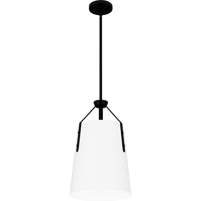 Image 6 Quoizel Faye 11 1/4" Wide Matte Black Mini Pendant more views