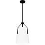 6_Quoizel Faye 11 1/4" Wide Matte Black Mini Pendant more views