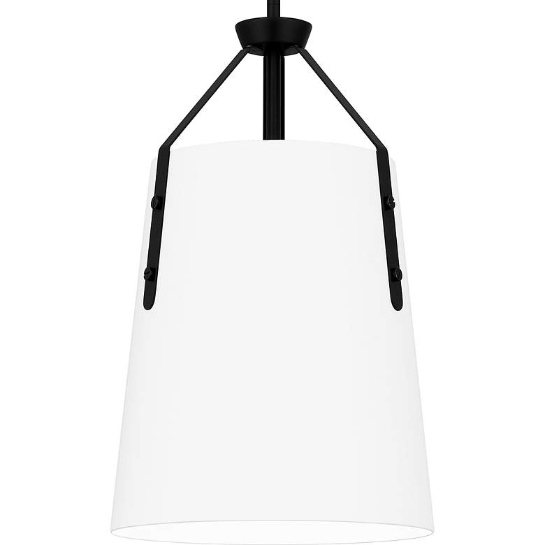 Image 7 Quoizel Faye 11 1/4" Wide Matte Black Mini Pendant more views
