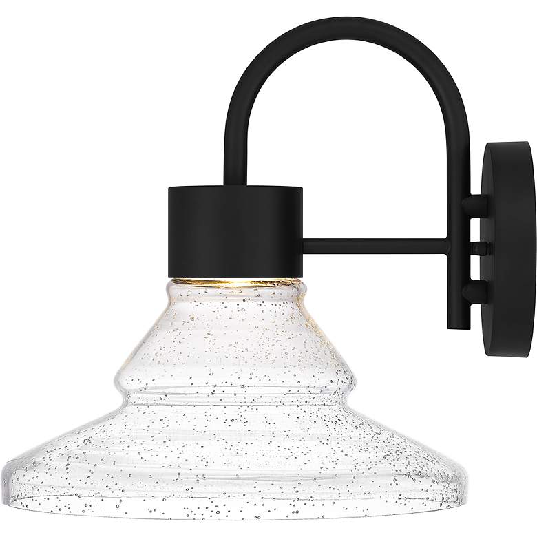 Image 4 Quoizel Felix 12.3" Integrated LED Matte Black Outdoor Wall Light more views