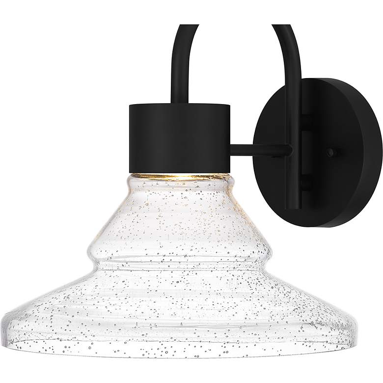 Image 5 Quoizel Felix 12.3" Integrated LED Matte Black Outdoor Wall Light more views