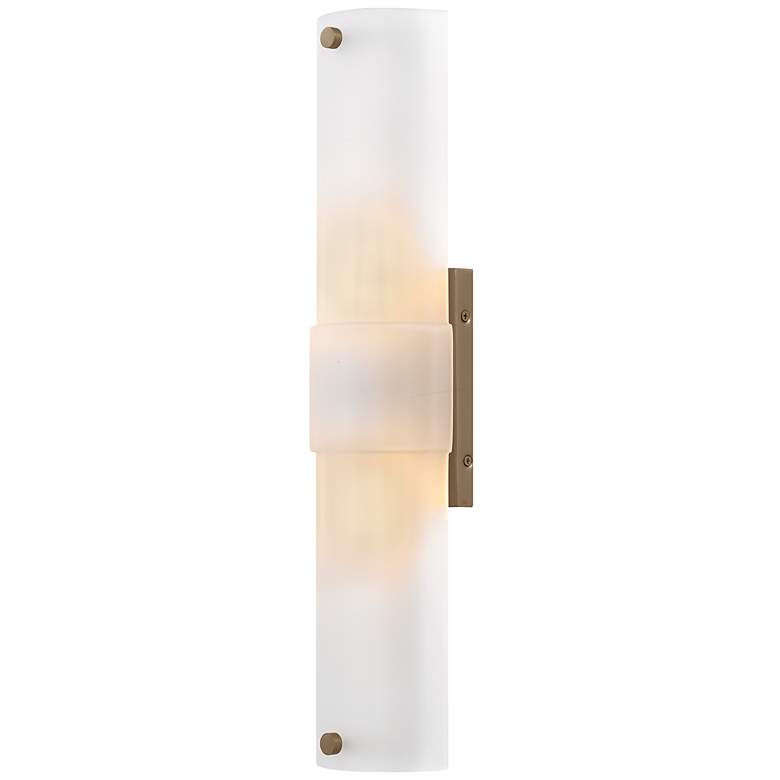 Image 1 Quoizel Finnegan 22"H Burnished Brass 2-Light Wall Sconce