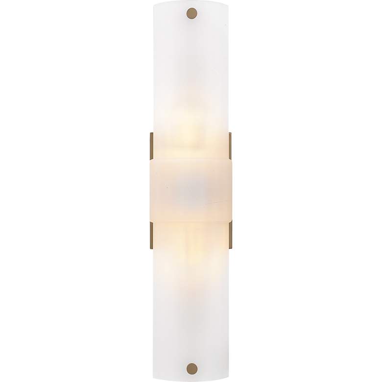 Image 3 Quoizel Finnegan 22"H Burnished Brass 2-Light Wall Sconce more views