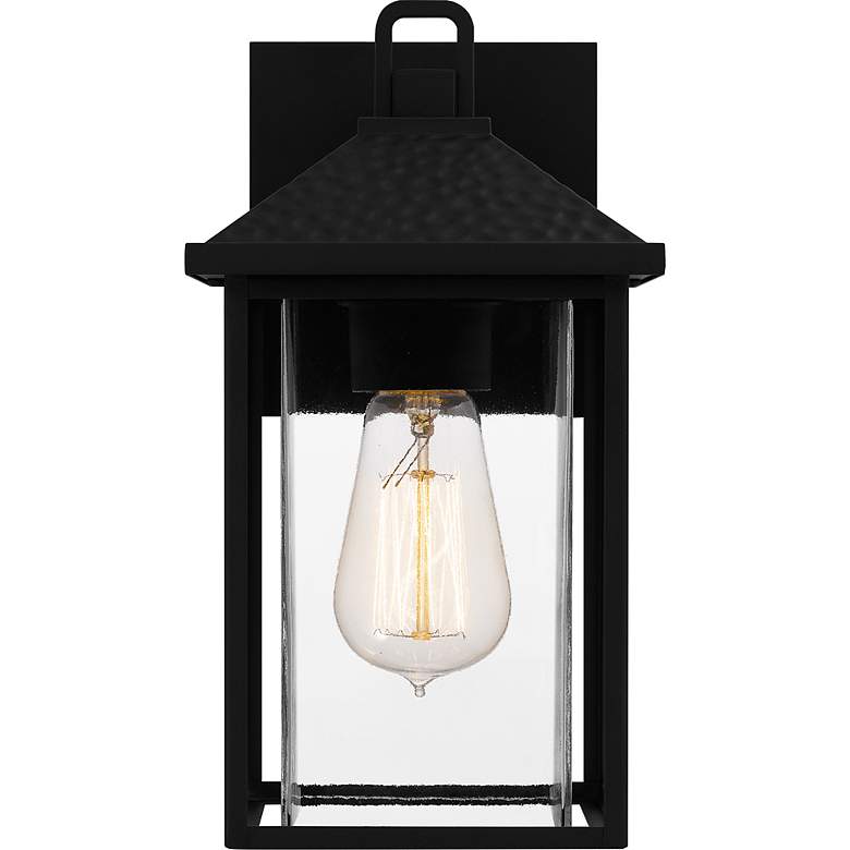 Image 4 Quoizel Fletcher 11" High Earth Black Outdoor Wall Light more views