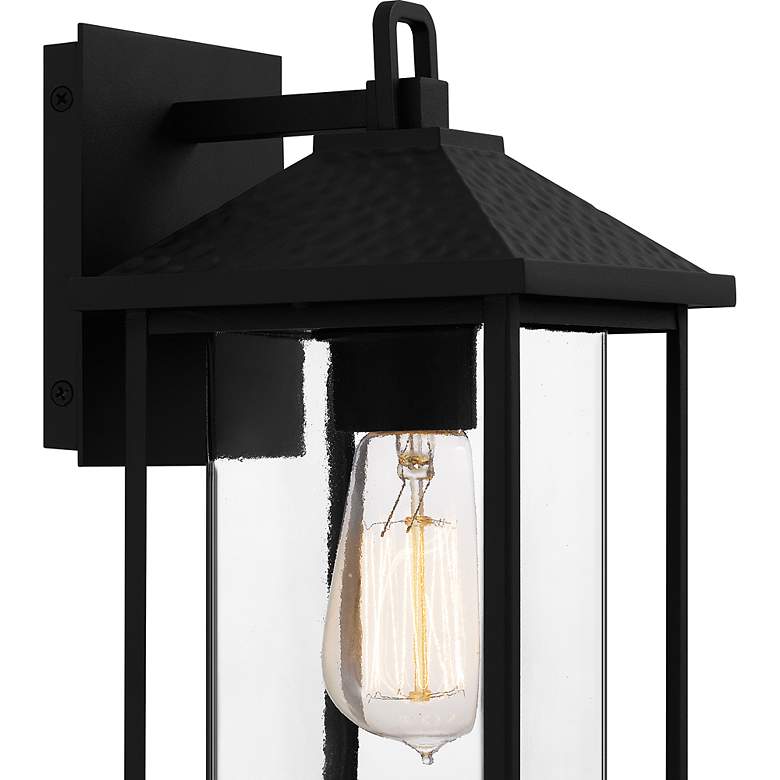 Image 6 Quoizel Fletcher 11" High Earth Black Outdoor Wall Light more views