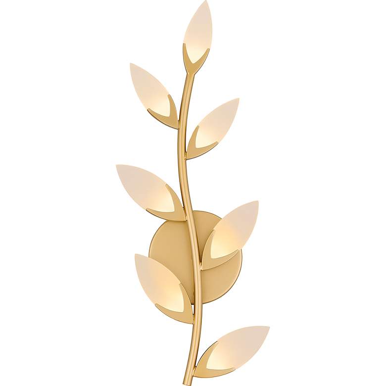 Image 3 Quoizel Flores 20 1/2" High LED Soft Gold Wall Sconce more views