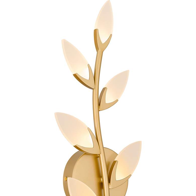 Image 5 Quoizel Flores 20 1/2" High LED Soft Gold Wall Sconce more views
