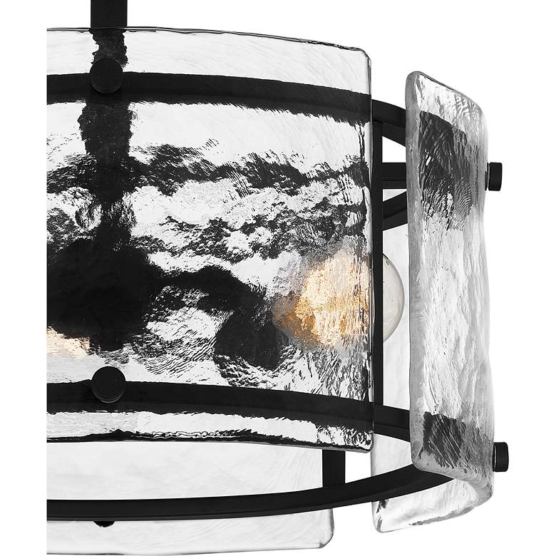 Image 5 Quoizel Fortress 16" Wide 3-Light Earth Black Semi-Flush Ceiling Light more views