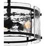6_Quoizel Fortress 16" Wide 3-Light Earth Black Semi-Flush Ceiling Light more views
