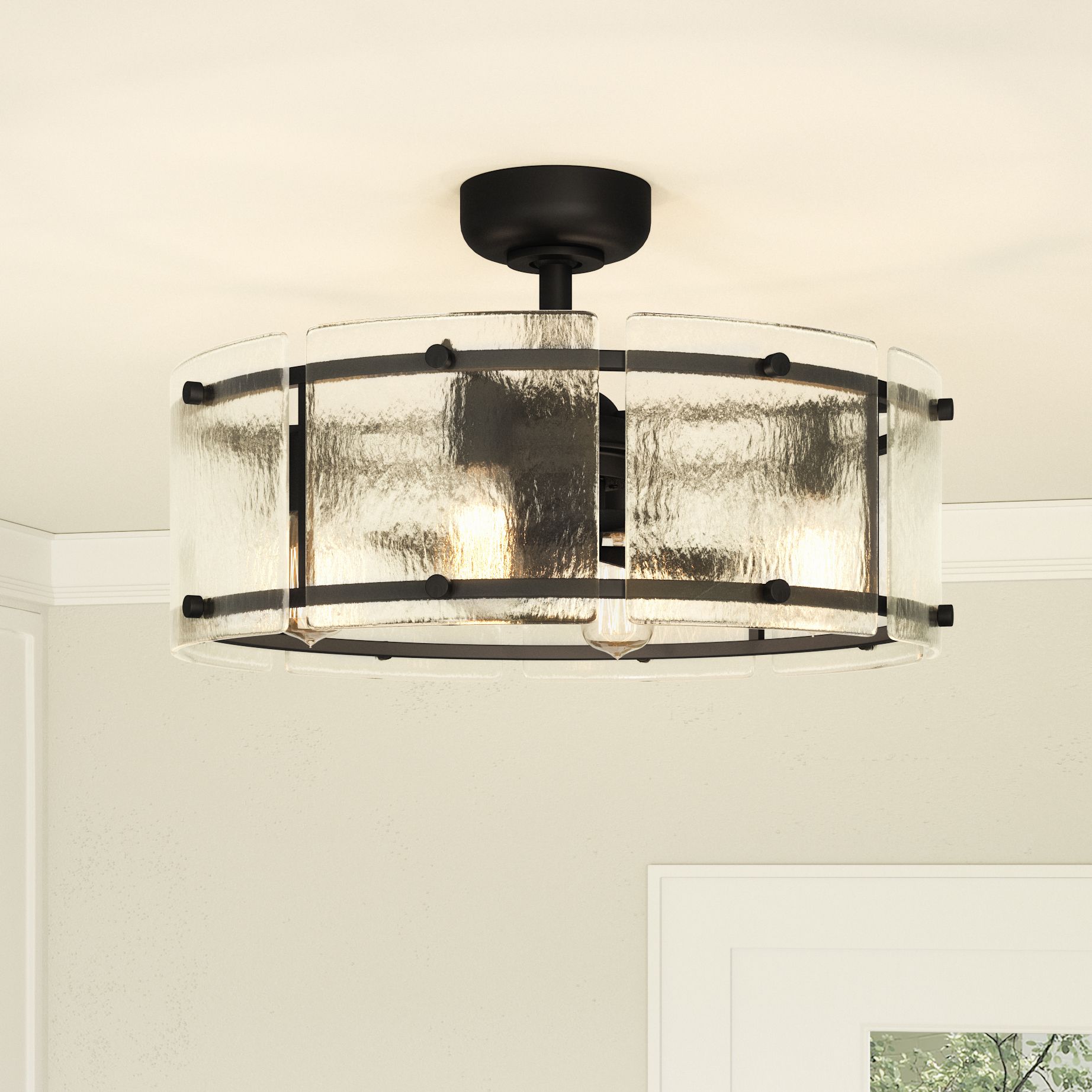 Quoizel Fortress Black Collection