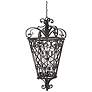 Quoizel French Quarter 31" Wide Marcado Black 8-Light Hanging Lantern